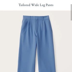 Abercrombie & Fitch Tailored Wide Leg Pants